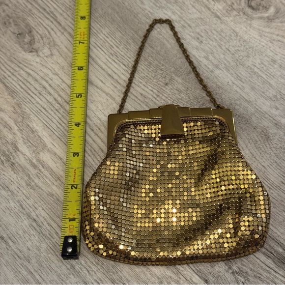 NEW Whiting & Davis Vintage Small Goldtone Metal Mesh Clutch/Evening Bag - Picture 8 of 8